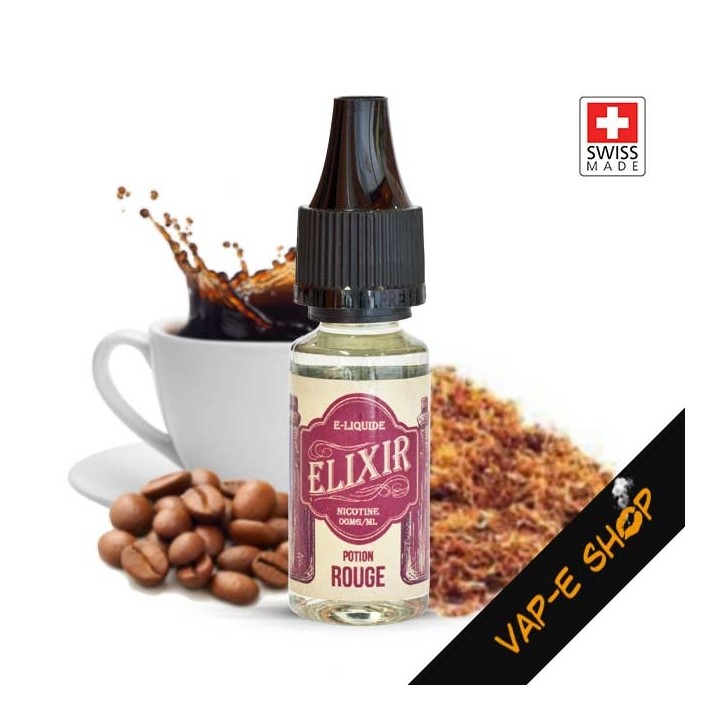 E liquide Suisse, Elixir Potion Rouge - 10ml