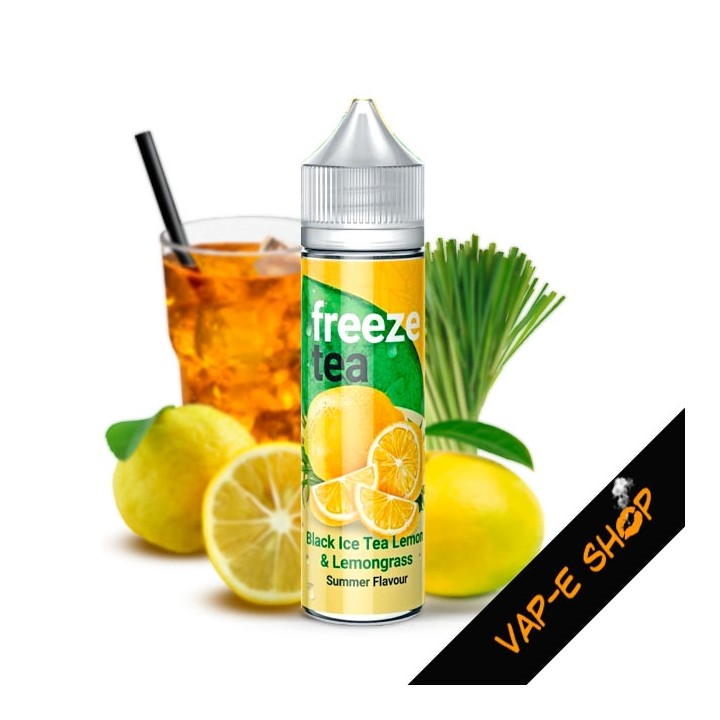 Black Ice Tea Lemon Lemongrass, Freeze Tea, 50ml