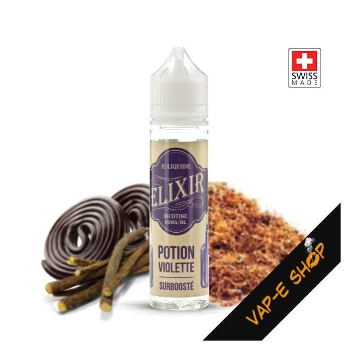 E liquide Suisse, Elixir Potion Violette, 50ml
