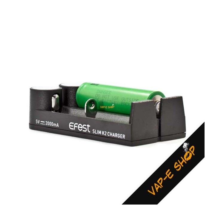 Slim K2 Efest Chargeur Double Accus 