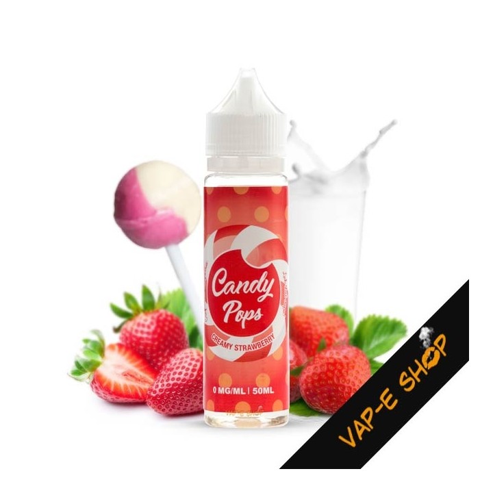 Creamy Strawberry Candy Pops - 50ml