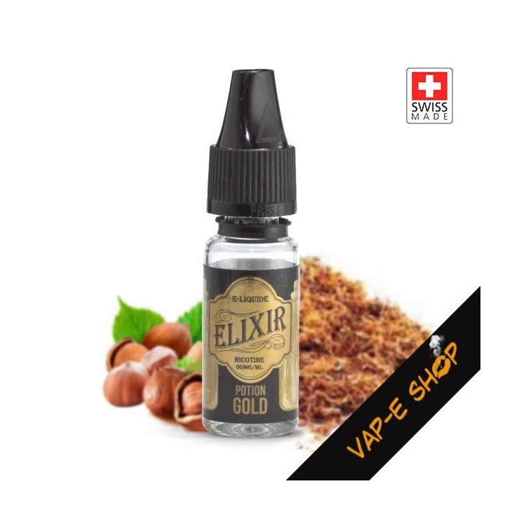E liquide Suisse - Potion Gold -  Elixir - 10ml