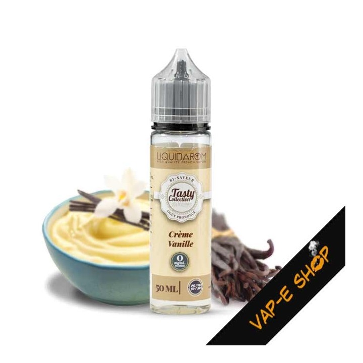 E liquide Crème Vanille - Tasty Collection - Liquidarom - 50ml
