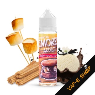 E liquide Churros & Vanilla Ice Cream Smores Addict