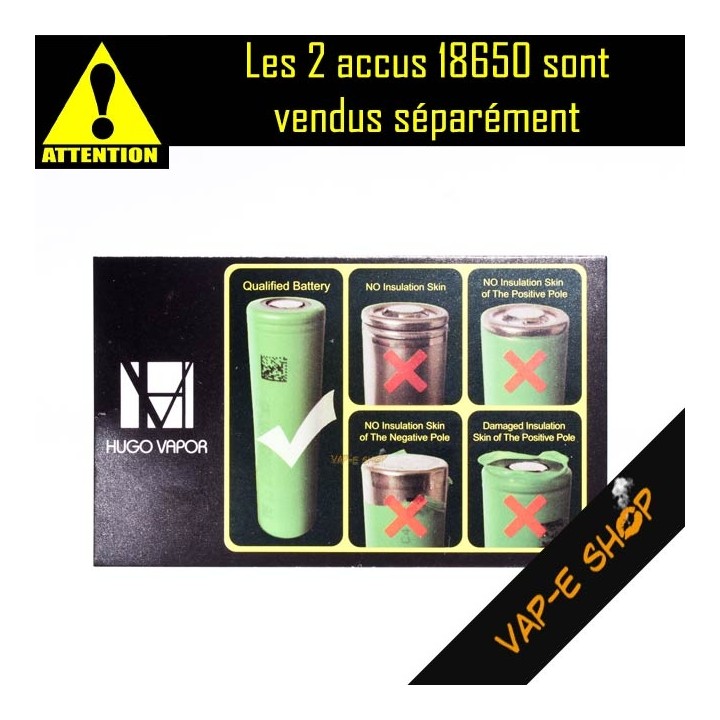 Rappel securité accus 18650 Box Rader Eco