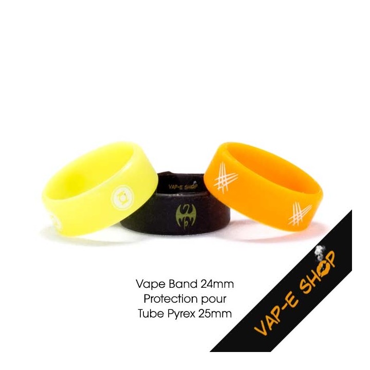 Vape Band Silicone - Bague de protection pour tube pyrex 25mm