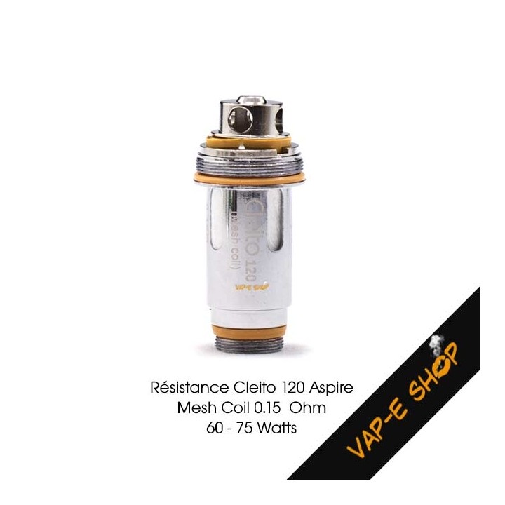 Résistance Cleito 120 Mesh Coil 0.15 Ohm