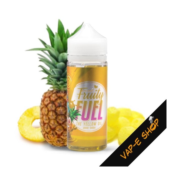 The Yellow Oil Fruity Fuel - E liquide Ananas Bonbon - 100ml