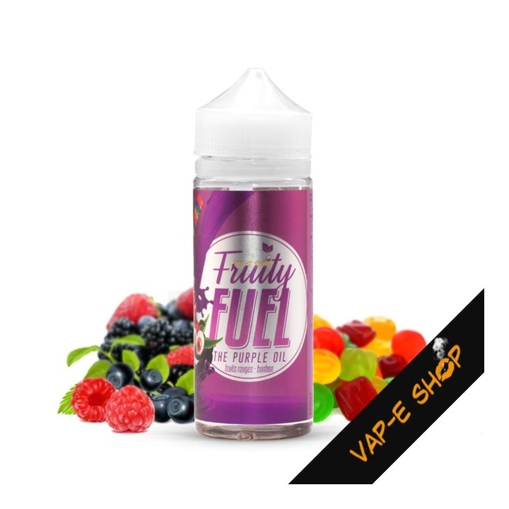 The Purple Oil Fruity Fuel - E liquide Fruits Rouges Bonbon - 100ml