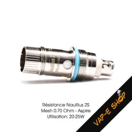 Résitance Nautilus 2S 0.7Ohm - Aspire