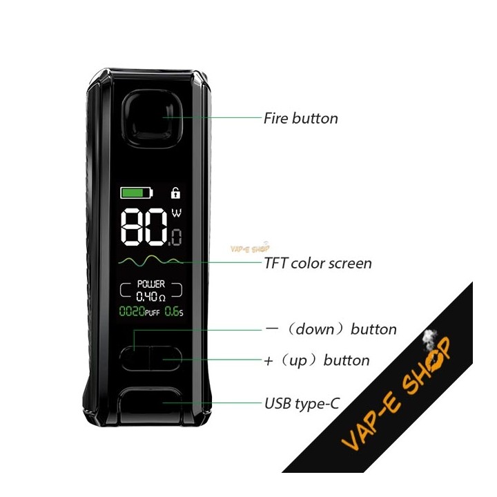 iStick S80 - Ecran 0.96 pouces