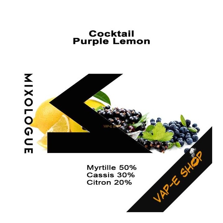 E-liquide Purple Lemon - Cocktail Le Mixologue
