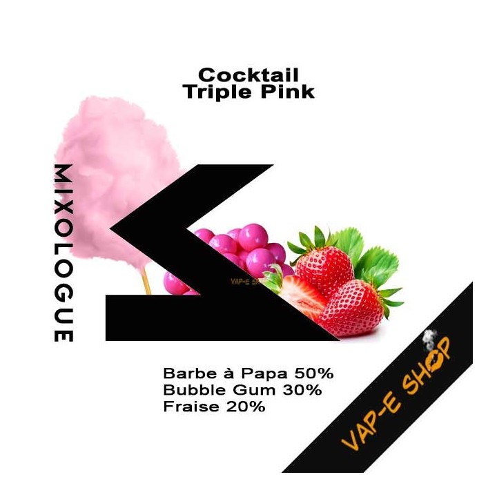 E-liquide Triple Pink - Cocktail Le Mixologue