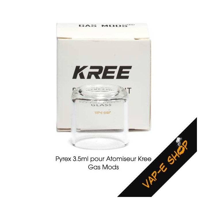 Tube Pyrex Kree RTA Gas Mod - 3.5ml