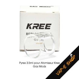 Tube Pyrex Kree RTA Gas Mod - 3.5ml