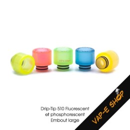 Drip Tip lumineux 510 Wide Bore