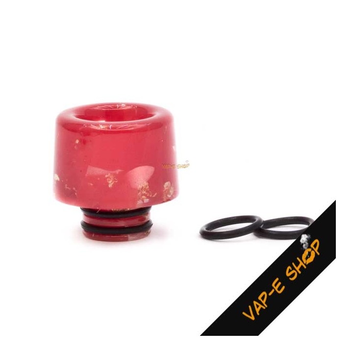 Drip Tip 510 Shiny Rouge
