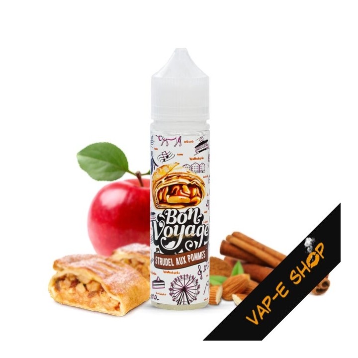 E liquide Strudel aux Pommes, Bon Voyage - 50ml
