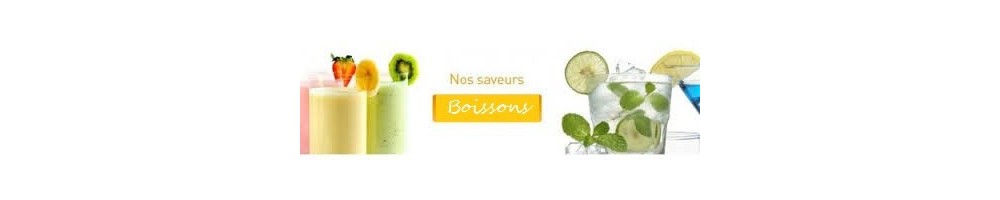 E-liquides saveurs boissons et cocktails - cola, cafė, energy drink
