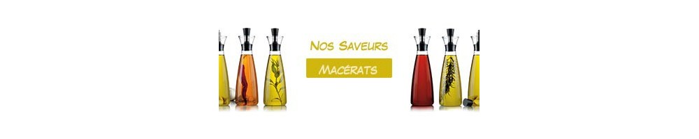 E-liquides macérats de tabac, thé ou infusion